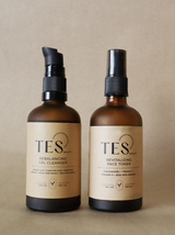 TES Beauty Daily Face Wash & Toner Combo for Bright Clear Skin, Anti-Acne Salicylic Acid Cleanser, Niacinamide & Vitamin C Toner,  Clean Healthy Skin, Eco-friendly packaging, Parabens-SLS-Silicone Free, No toxic chemicals, Synthetic fragrance free, Cruelty free, 100% Vegan, Dermatologically tested, For Men and Women, salicylic acid, niacinamide, Vitamin C, Clean beauty, Made in India